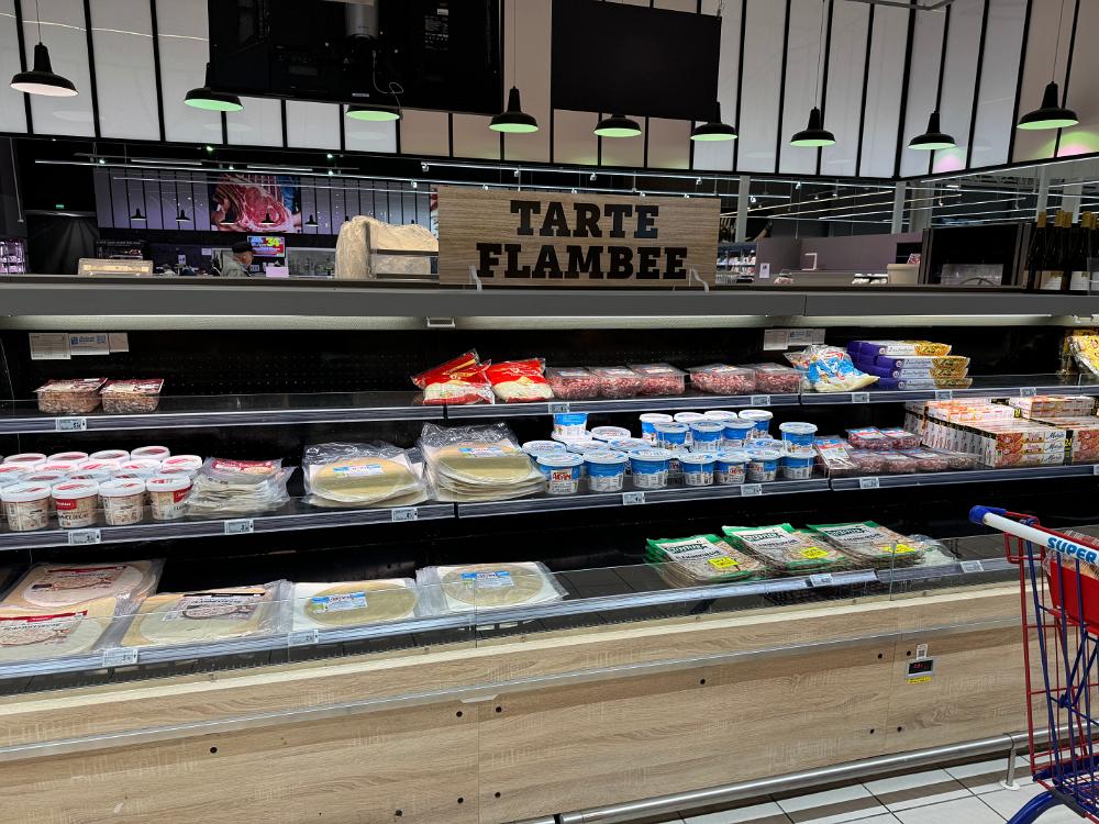 Tarte Flambee Counter