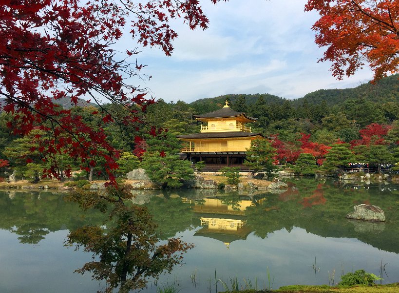 At Kinkakuji